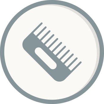 Hair Comb Vector Icon