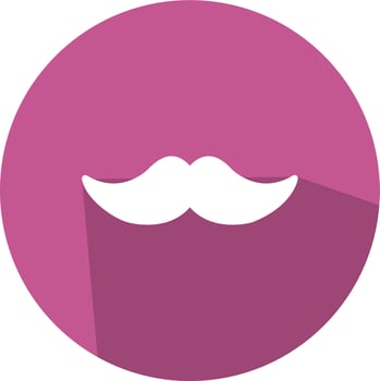 Mustache Vector Icon