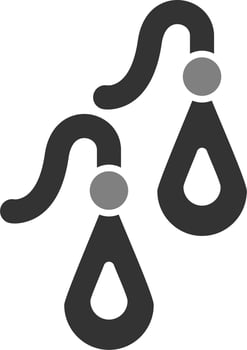 Earrings Vector Icon