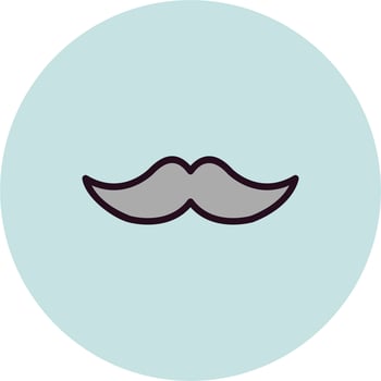 Mustache Vector Icon