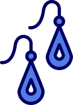 Earrings Vector Icon