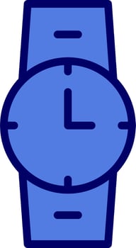 Wristwatch Vector Icon