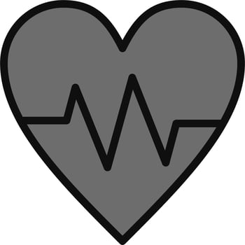 Heart Beat Vector Icon