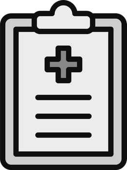 Clinic History Vector Icon