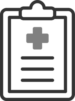 Clinic History Vector Icon