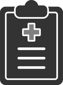 Clinic History Vector Icon