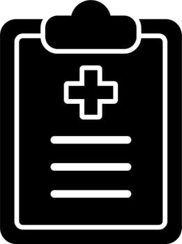 Clinic History Vector Icon