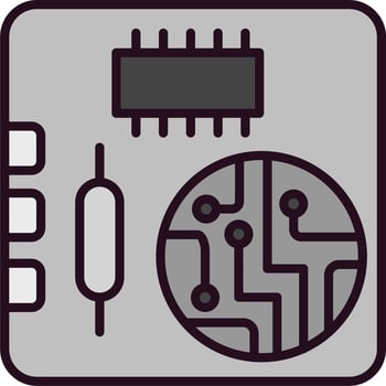 Pcb board Vector Icon