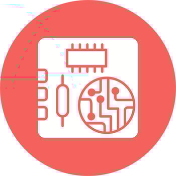 Pcb board Vector Icon