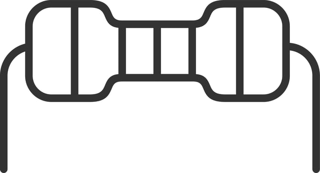 Resistor Vector Icon