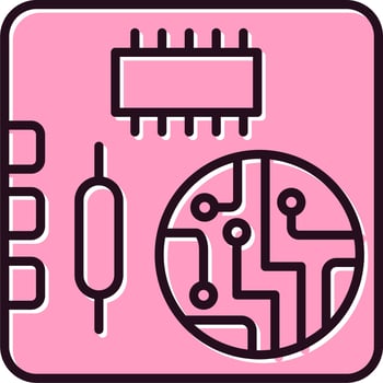Pcb board Vector Icon