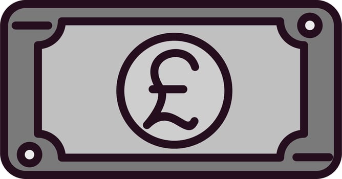 Pound Vector Icon