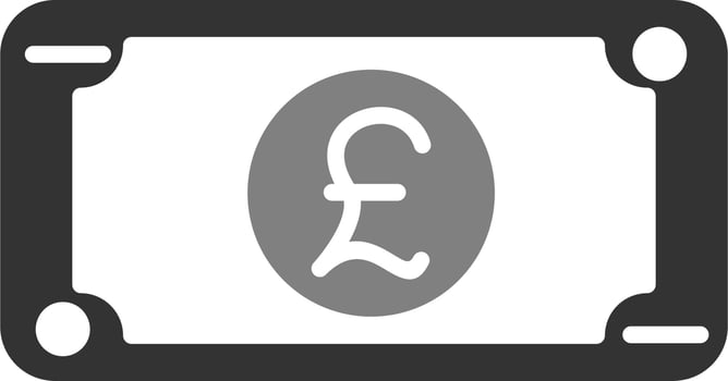 Pound Vector Icon