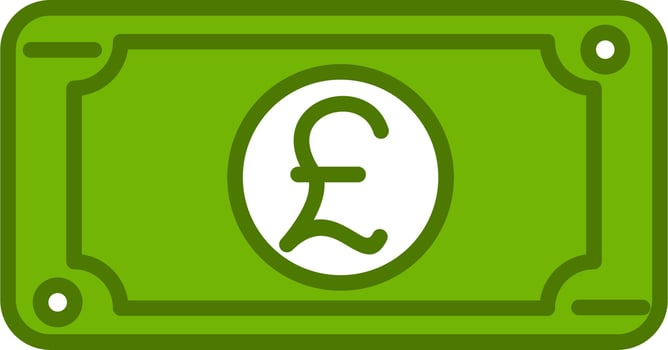 Pound Vector Icon