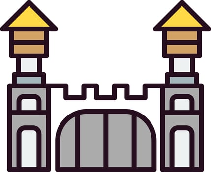 Mansion Vector Icon