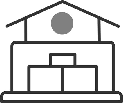 Warehouse Vector Icon