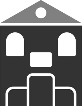 Townhouse Vector Icon