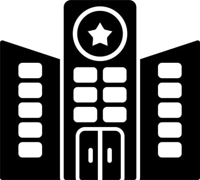 Police station Vector Icon