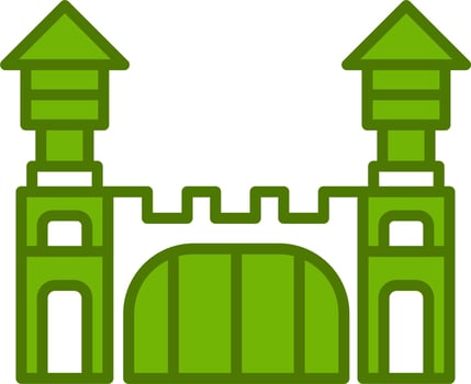 Mansion Vector Icon