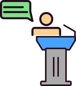 Debate Vector Icon