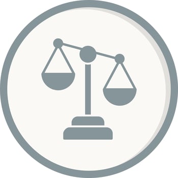 Justice Vector Icon
