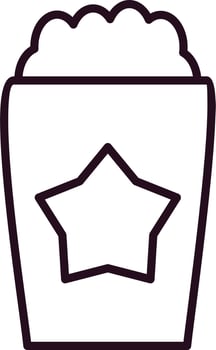 Popcorn Vector Icon