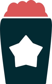 Popcorn Vector Icon