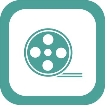 Film Reel Vector Icon
