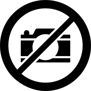 No camera Vector Icon