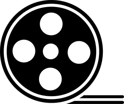 Film Reel Vector Icon