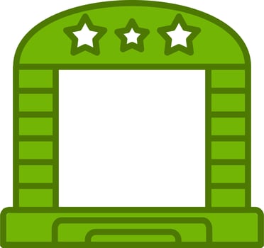 Stage Vector Icon