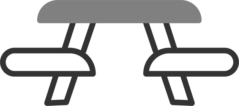Picnic Table Vector Icon