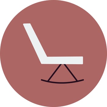 Rocking Chair Vector Icon