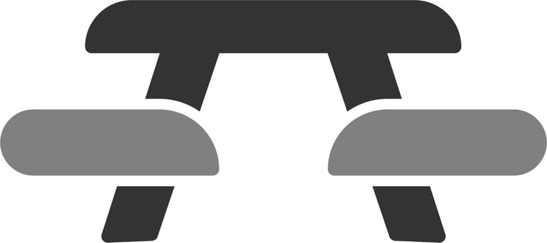 Picnic Table Vector Icon