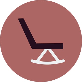 Rocking Chair Vector Icon