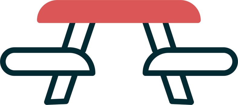 Picnic Table Vector Icon