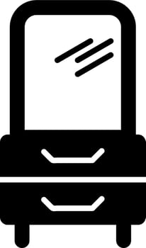 Dressing Table Vector Icon