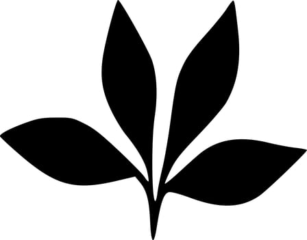vector illustration of leaf shape