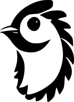 vector illustration of chicken shape