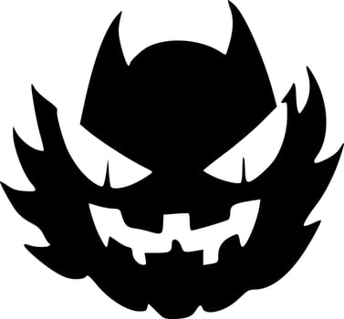vector illustration of ghost shape