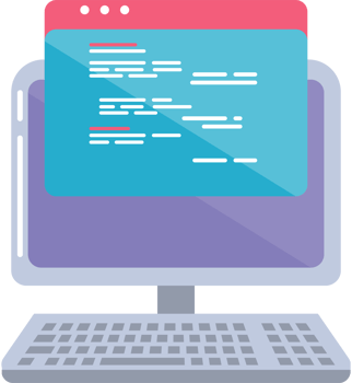 desktop with webpage png