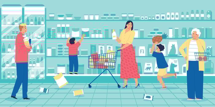 Childhood Pranks Flat Background vector