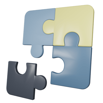 3D Puzzle Pieces png