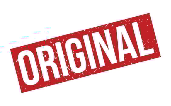 Original Rubber Stamp. Original Rubber Grunge Stamp Seal Vector Illustration - Vector