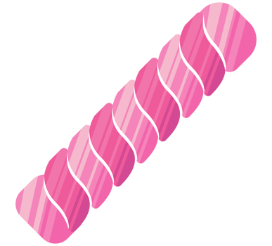 sweet candy pink stick confetti png
