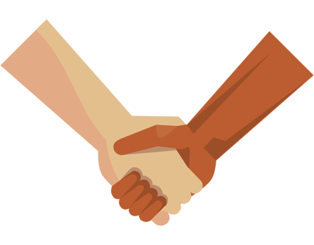 interracial handshake symbol png