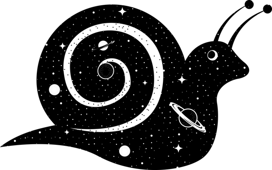 snail surreal astrology png