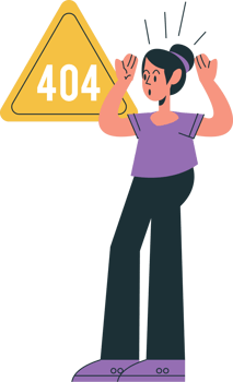 404 error with woman png