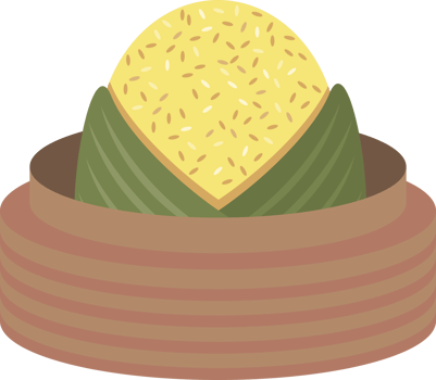 zongzi food in dish png