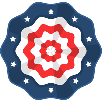 usa flag in lace png